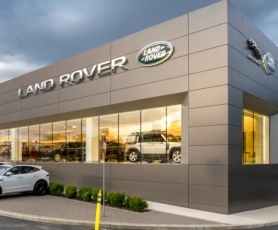 Jaguar Land Rover showrooms
